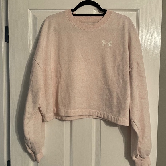 Under Armour pink crewneck sweatshirt - Picture 1 of 9